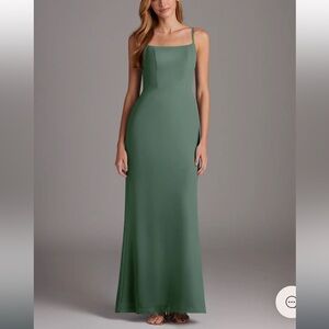 Azazie Eucalyptus Green Bridesmaid Dress